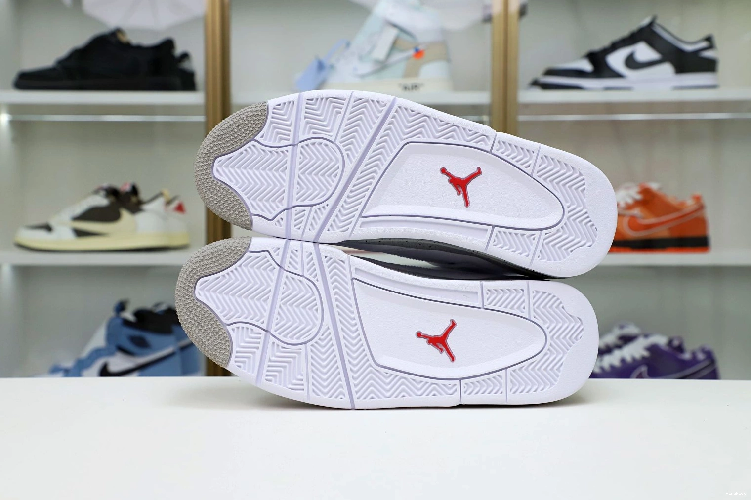 OREO' 'WHITE AIR 4 JORDAN RETRO 0824